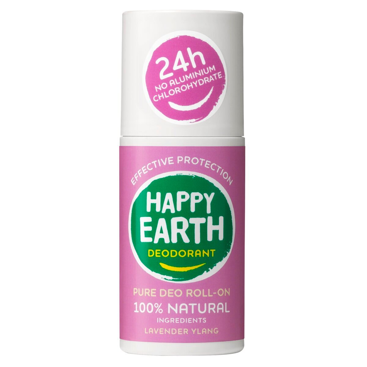 Afbeelding van Happy Earth 100% Natuurlijke Deodorant Roller Lavender Ylang - 75ml