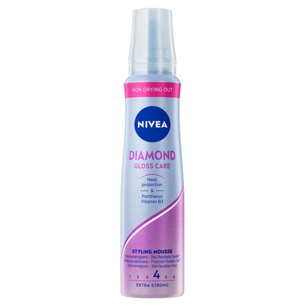 NIVEA Diamond Gloss Care Hold 4 Mousse