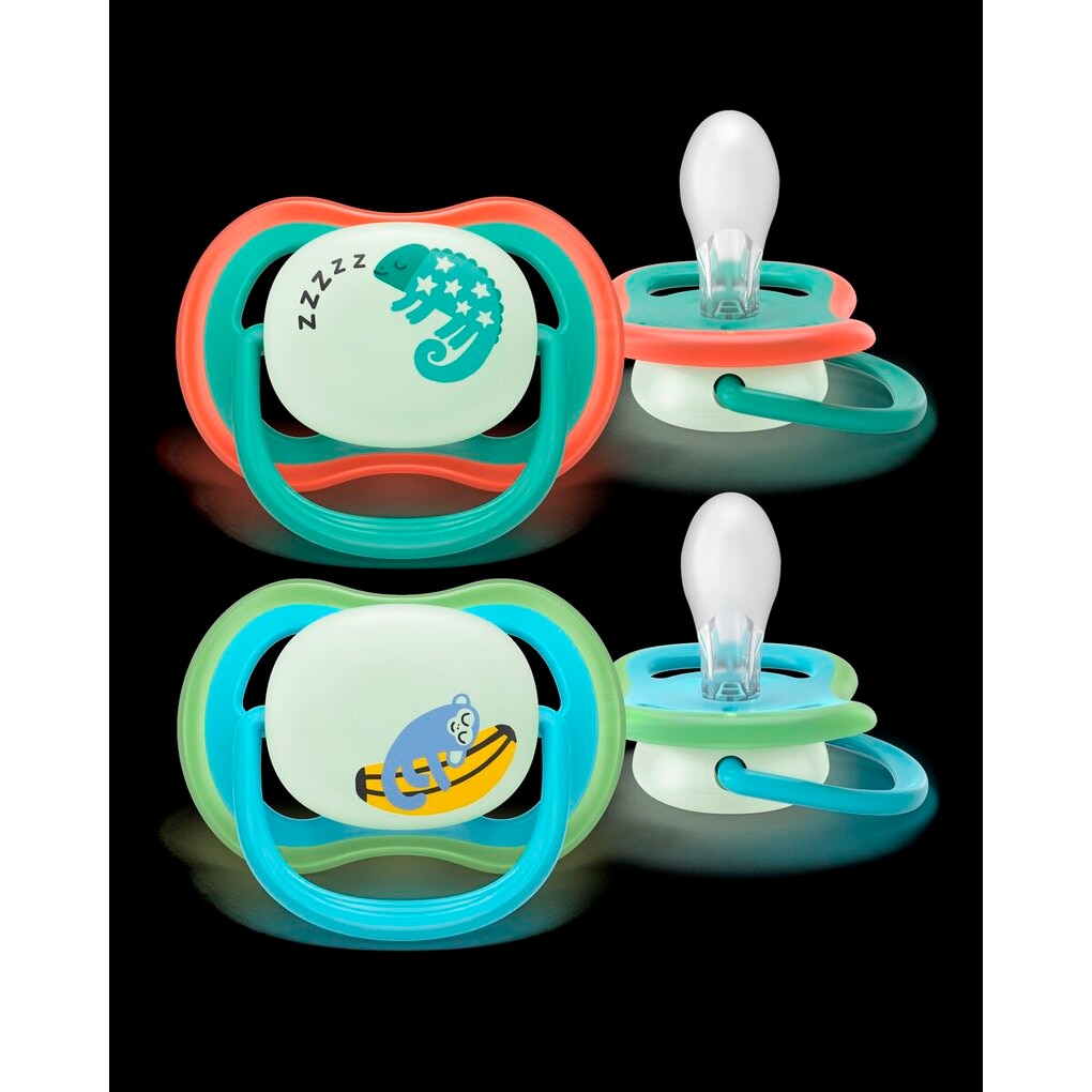 Philips Avent Soother Ultra Air 6-18M SCF376/28 Nighttime Fopspeen