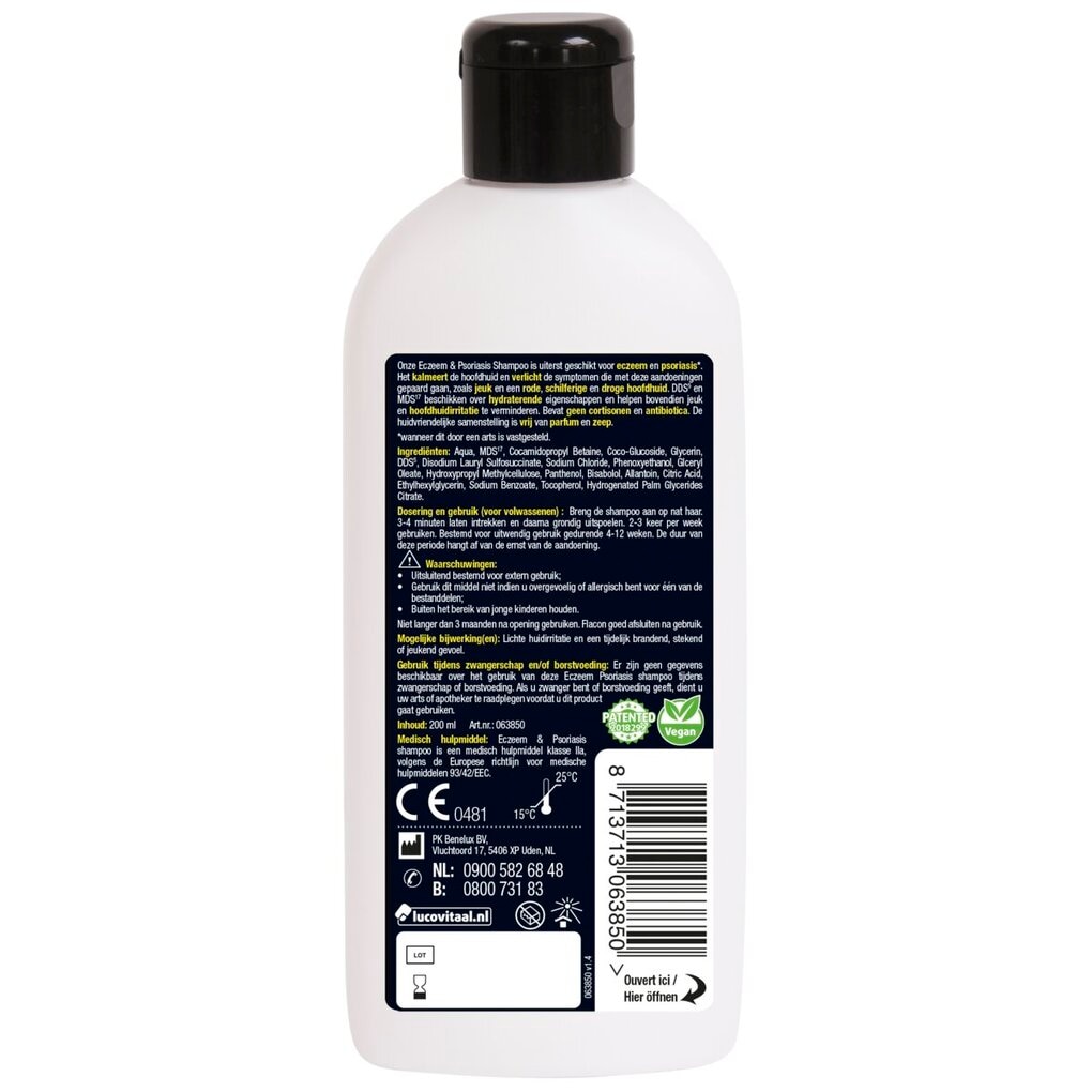 Lucovitaal Eczeem Psoriasis Shampoo