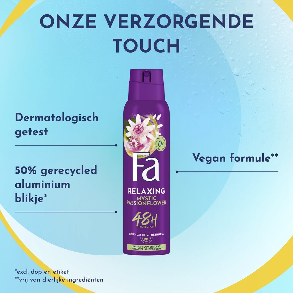 Fa Relaxing Mystic Passion Flower Deodorant Spray