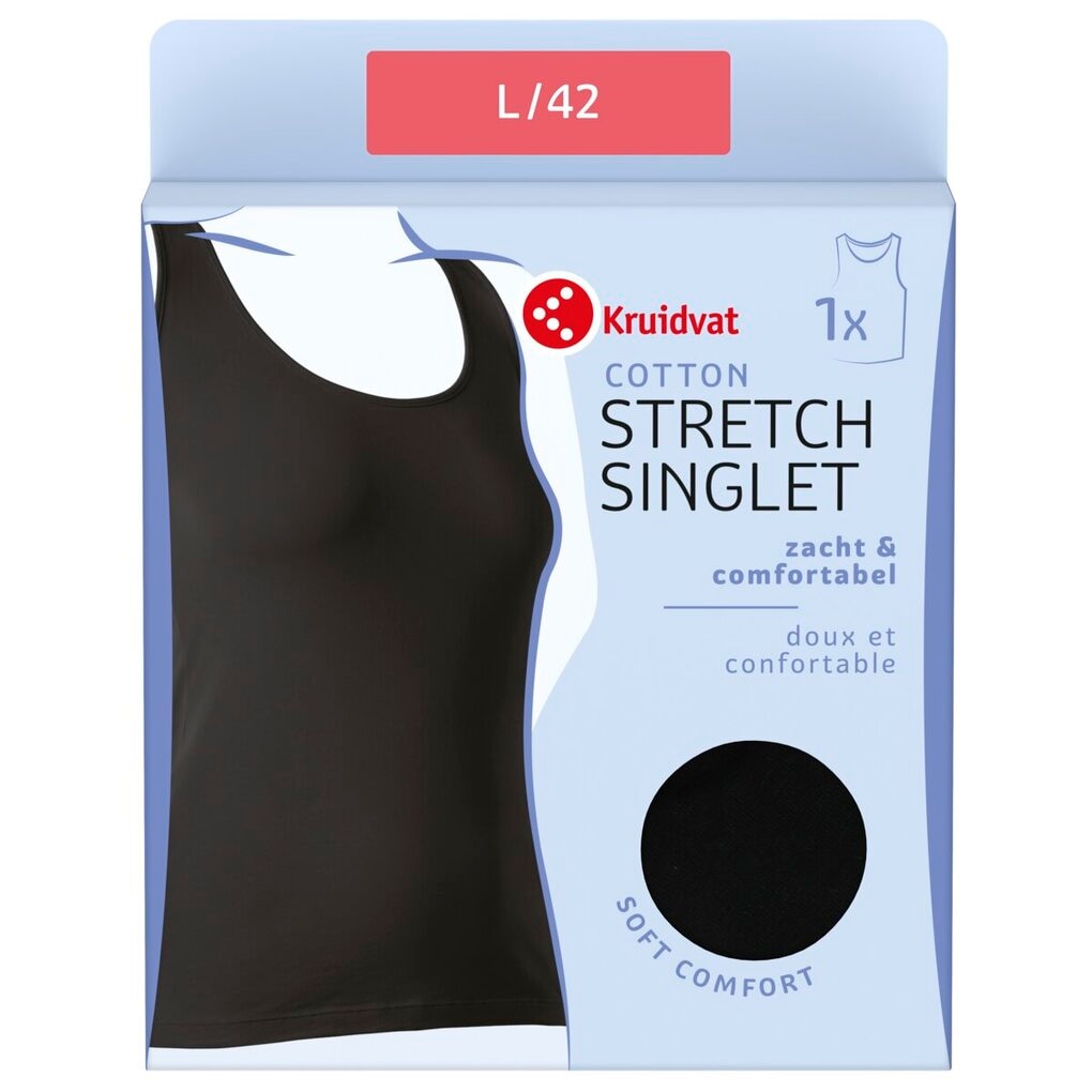 Kruidvat Cotton Stretch Damessinglet