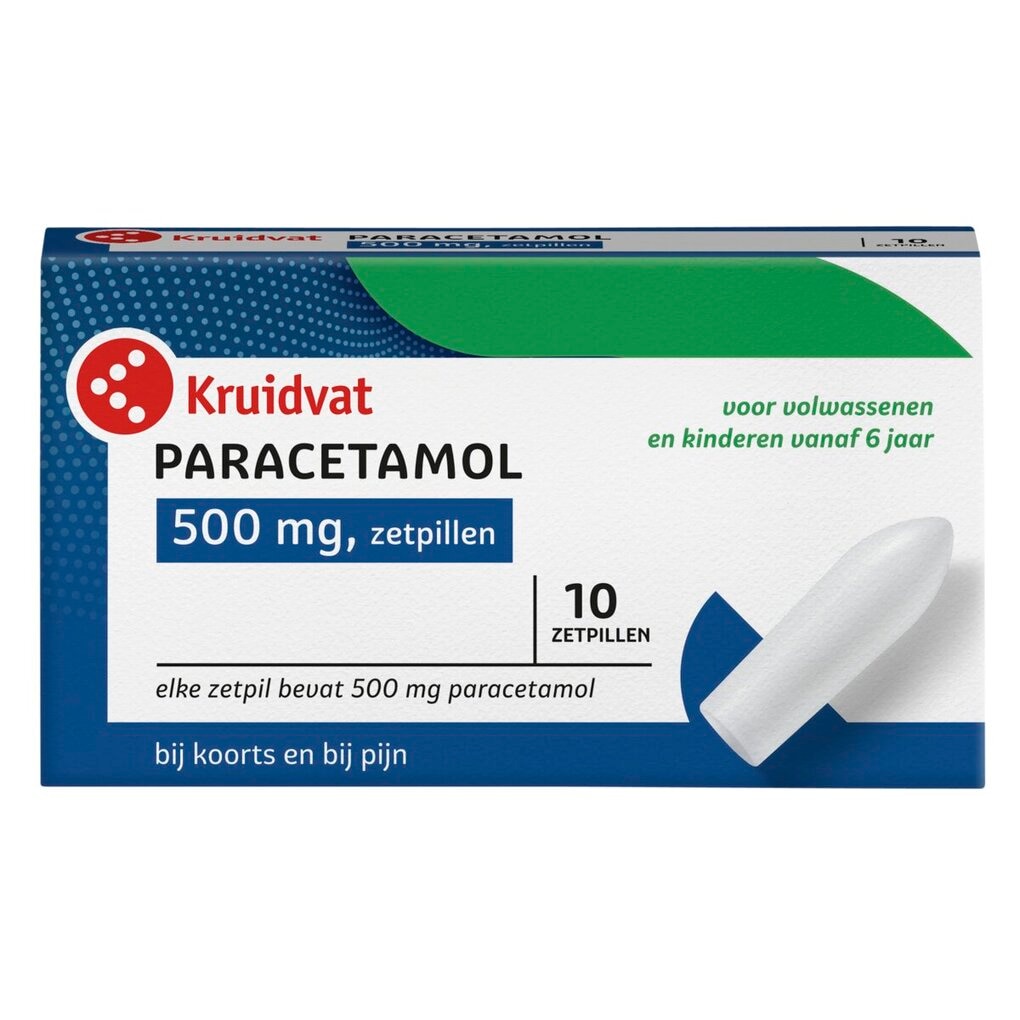 Kruidvat Paracetamol 500mg Zetpillen