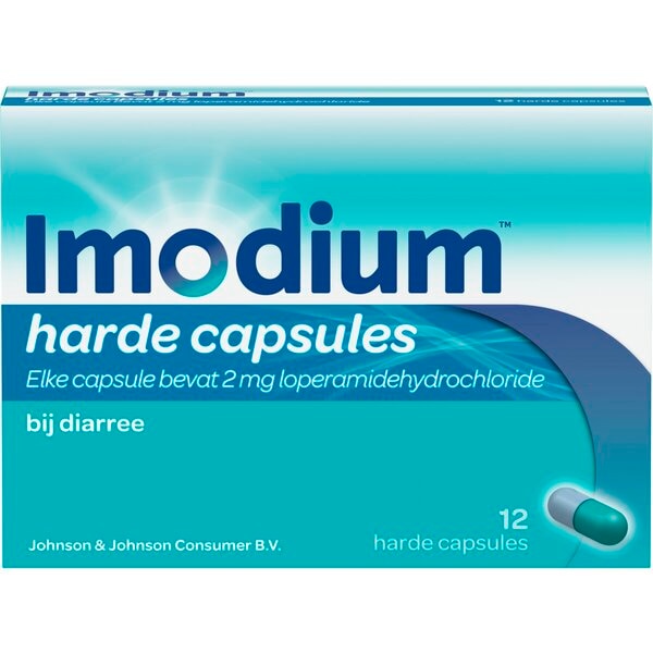 Imodium Loperamide HCl 2mg Harde Capsules bij Diarree