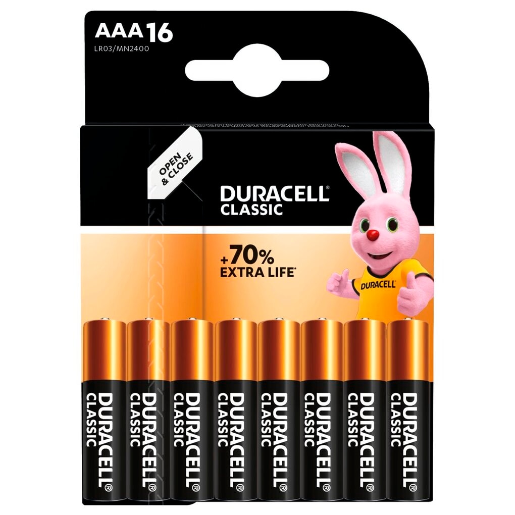 Duracell Classic AAA-Batterijen
