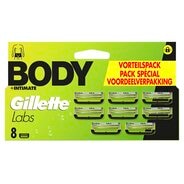 GilletteLabs Body + Intimate Navulmesjes - 8 mesjes