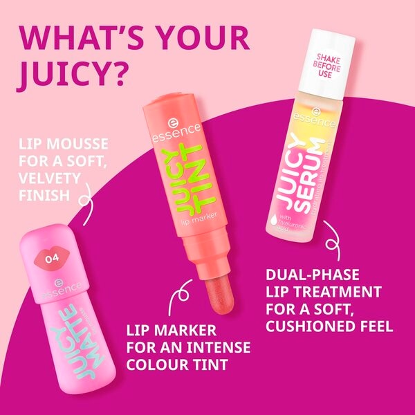 Essence Juicy Serum 01 Raspberry Hydrating Lip Treatment