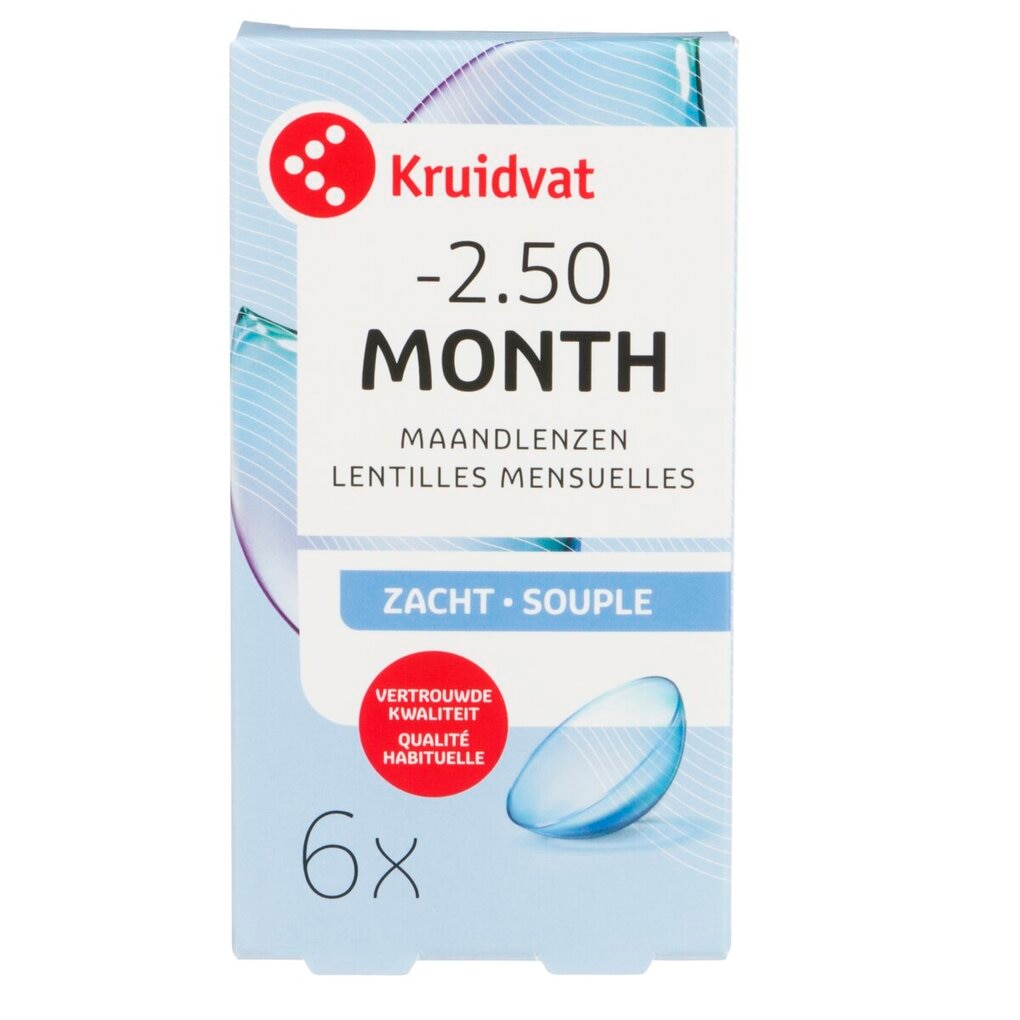 Kruidvat -2.50 Zachte Maandlenzen Kruidvat -2.50 Zachte Maandlenzen