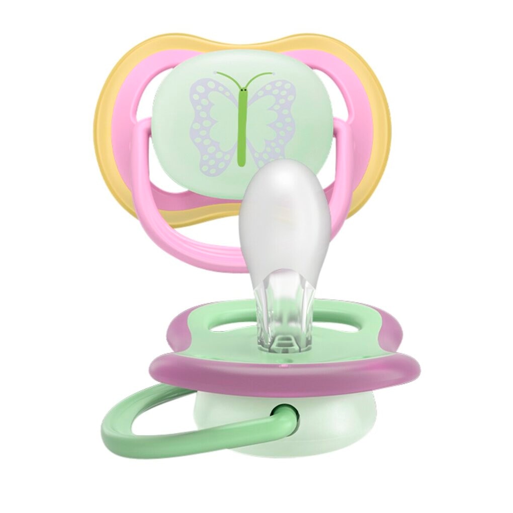 Philips Avent Soother Ultra Air 6-18M SCF376/29 Nighttime Fopspeen