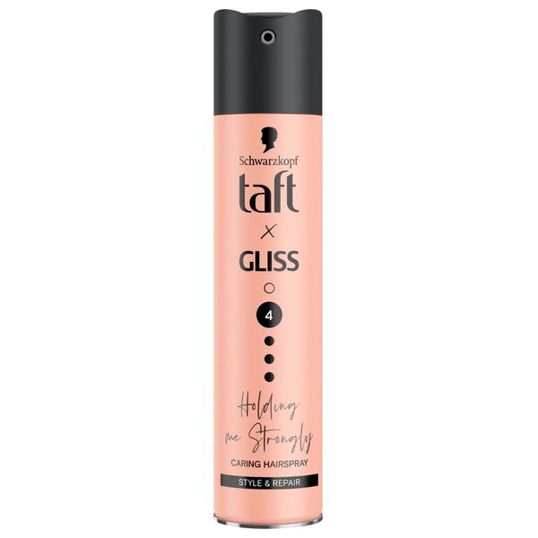 Taft x Gliss Holding Me Strongly Hold 4 Caring Haarspray