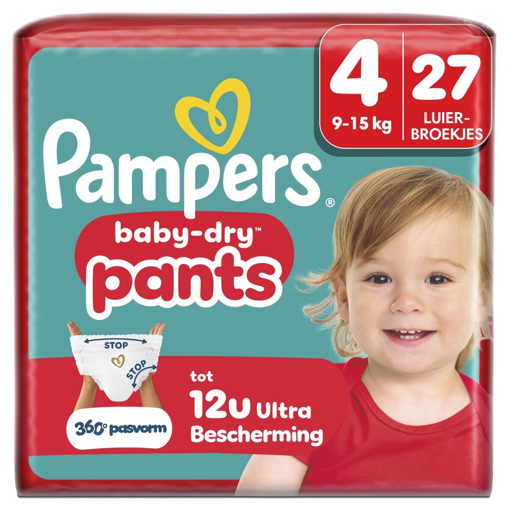 Pampers Baby-Dry Pants Maat 4 Luierbroekjes