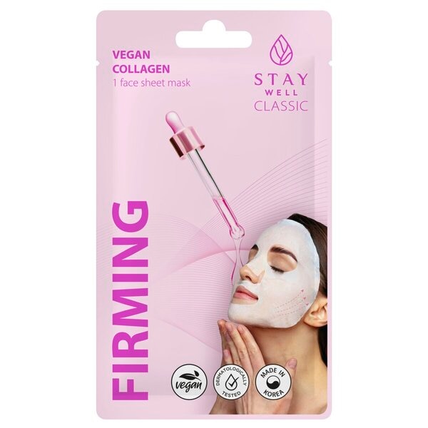 Stay Well Vegan Collagen Firming Sheet Mask