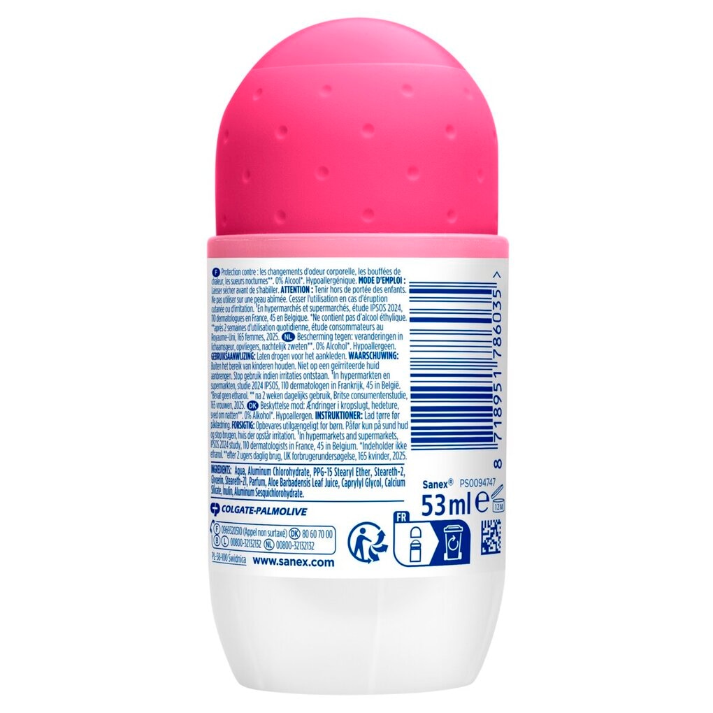 Sanex Derma Care+ Menopause Antitranspirant Roll-On