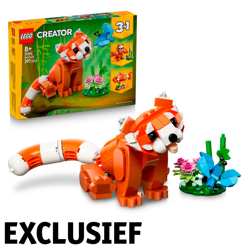 LEGO Creator 3-In-1 31394 Schattige Dieren: Rode Panda