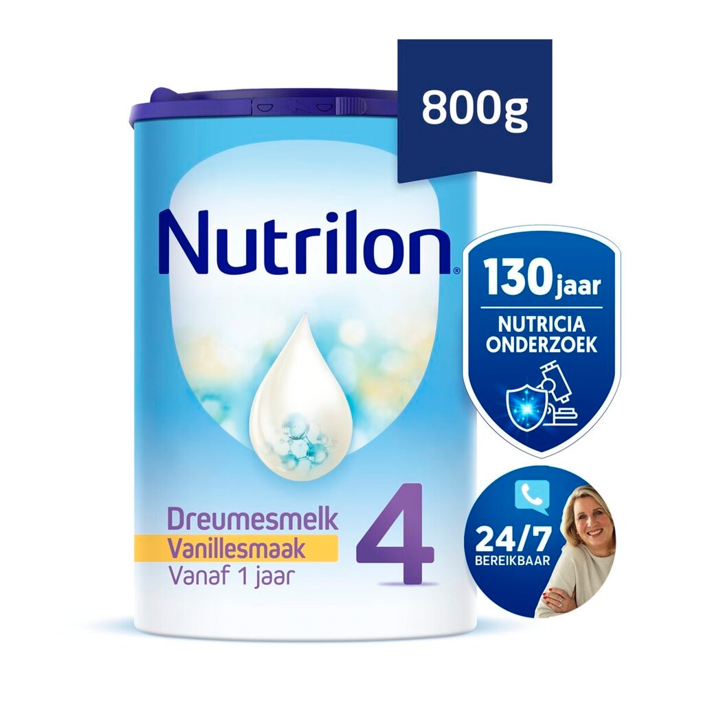 Nutrilon 4 Dreumesmelk met Vanillesmaak Flesvoeding Vanaf 1 Jaar Nutrilon 4 Dreumesmelk met Vanillesmaak Flesvoeding Vanaf 1 Jaar