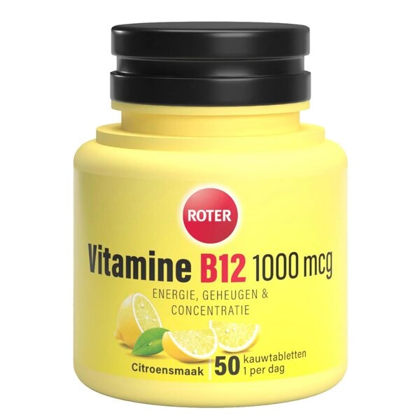 Roter Vitamine B12 1000mcg Kauwtabletten