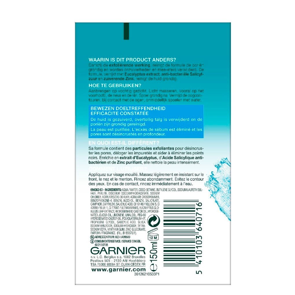 Garnier PureActive Dagelijkse Scrub