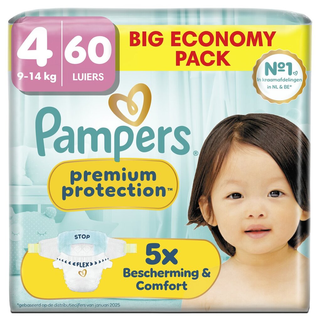 Pampers Premium Protection Maat 4 Luiers