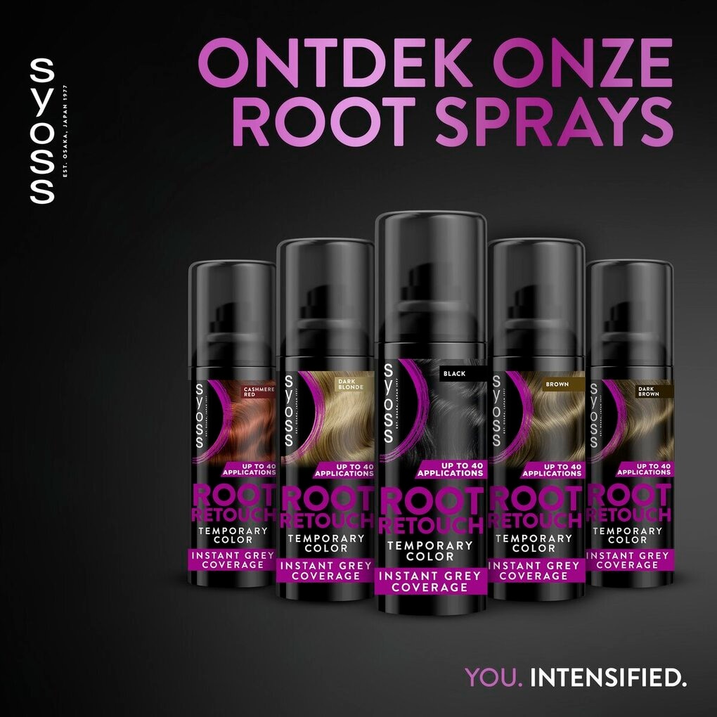 SYOSS Zwart Uitgroeispray