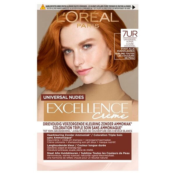 L'Oréal Paris Excellence Creme Universal Nudes 7UR Universeel Koper Haarkleuring