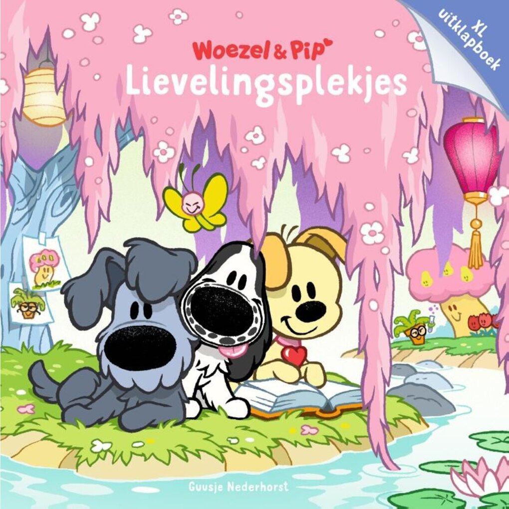 Woezel & Pip Lievelingsplekjes - Guusje Nederhorst XL Uitklapboek Woezel & Pip Lievelingsplekjes - Guusje Nederhorst XL Uitklapboek