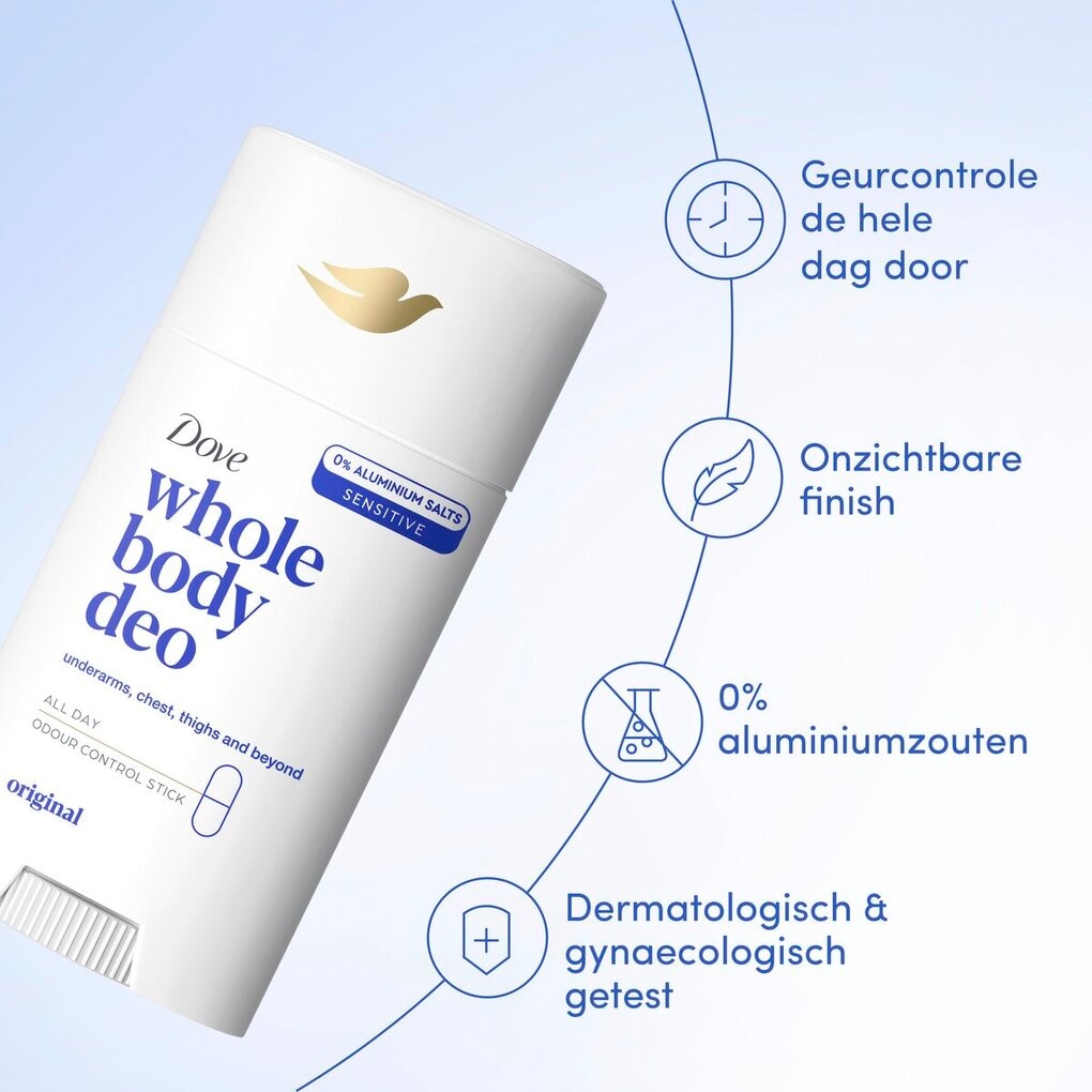 Dove Whole Body Deo Original Deodorant Stick