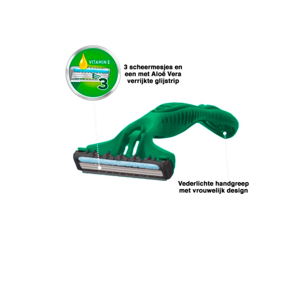Wilkinson Sword Extra Essential 3 Sensitive Wegwerpscheermesjes