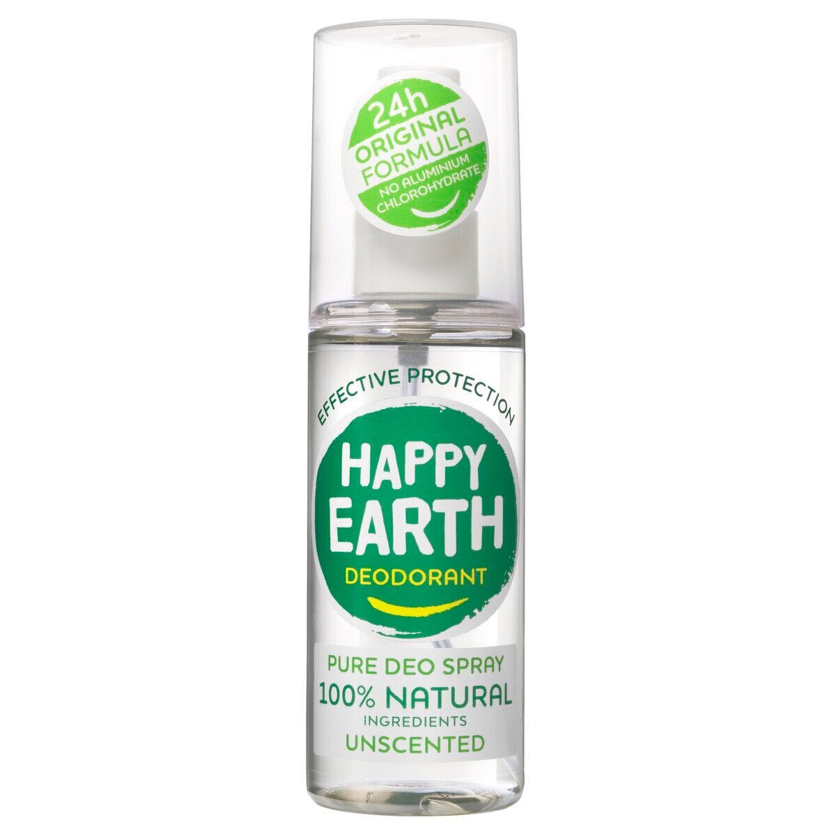 Afbeelding van Happy Earth Unscented Deodorant Spray - 100ml