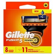 Gillette Fusion Power Scheermesjes - 8 mesjes