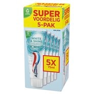Afbeelding van Aquafresh White&Shine Tandpasta - 5x75 ml