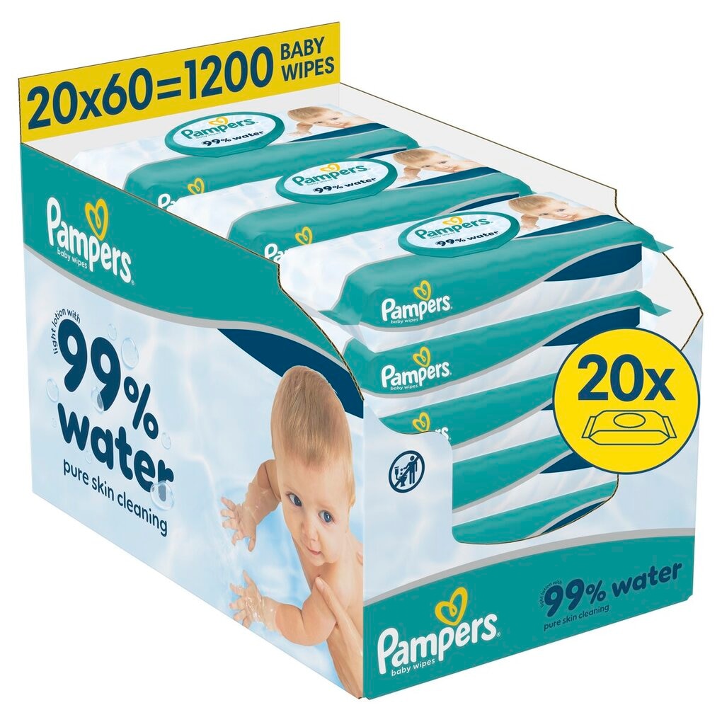 Pampers 99% Water Billendoekjes Pampers 99% Water Billendoekjes