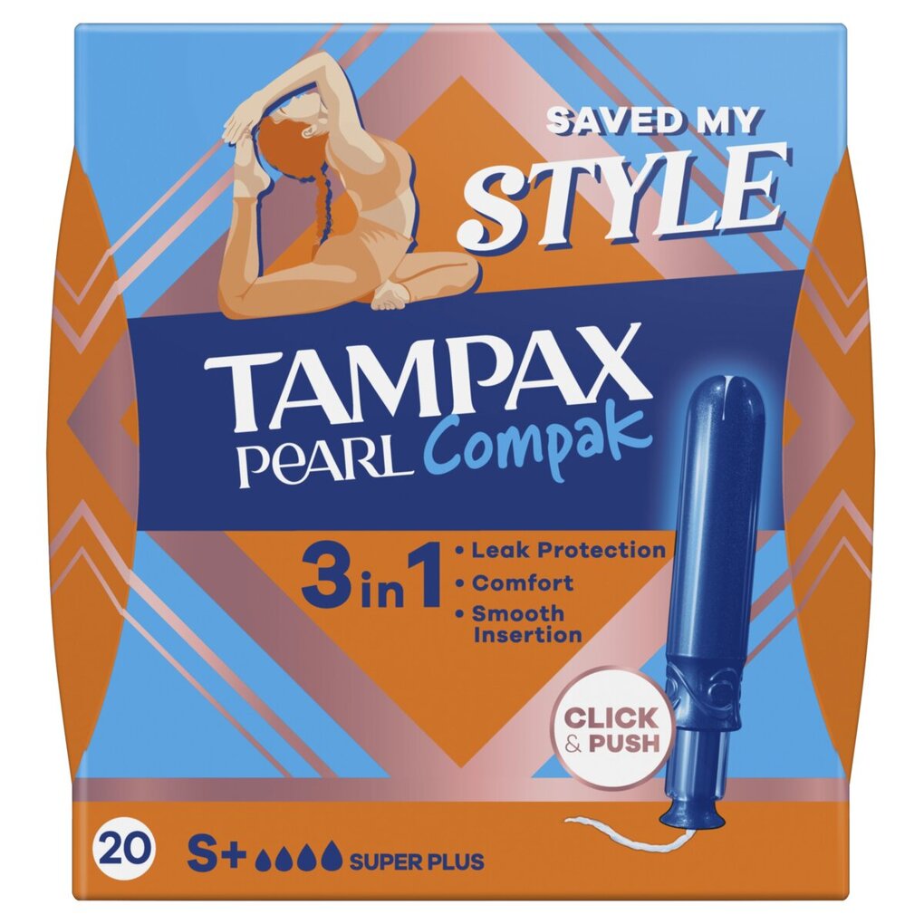Tampax Pearl Compak Super Plus Tampons