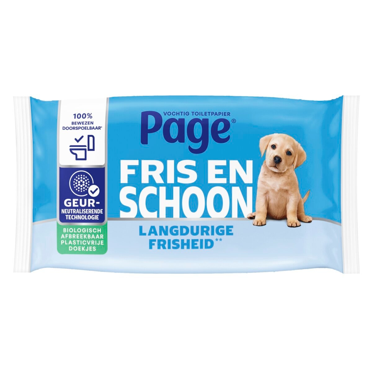 Afbeelding van Page Compleet Schoon Vochtig Toiletpapier - 38 stuks