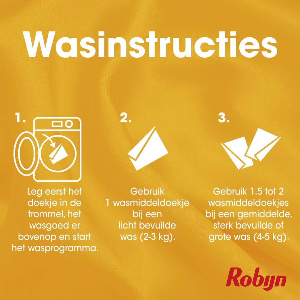 Robijn Color Wasmiddeldoekjes