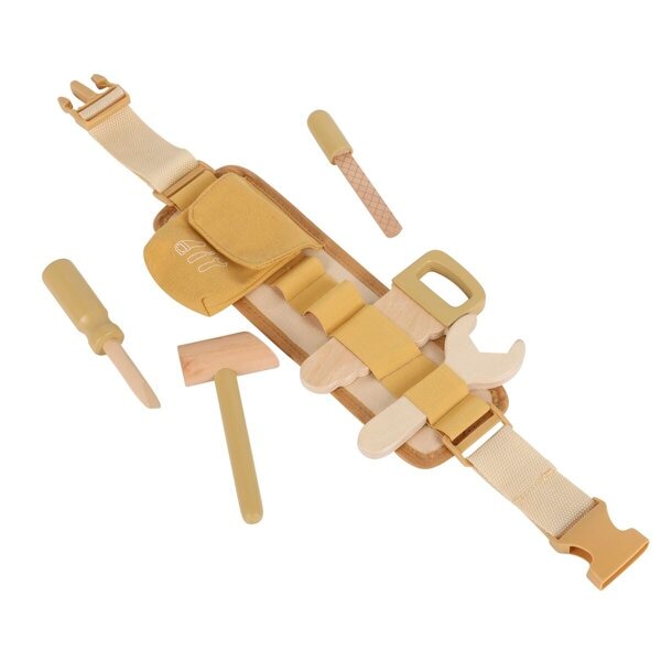 Playing Kids Houten Gereedschapsset met Riem
