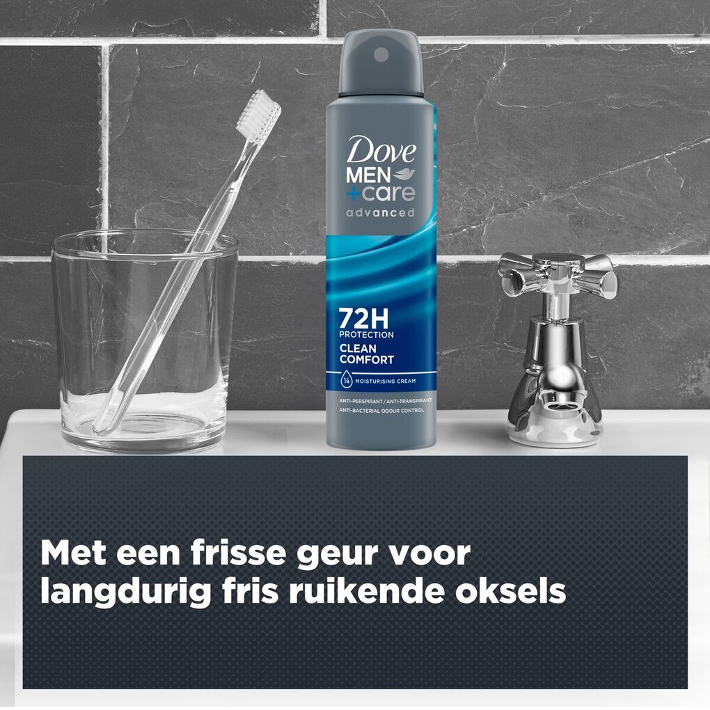 Dove Men+ Care Advanced Clean Comfort Antitranspirant Deodorant Spray