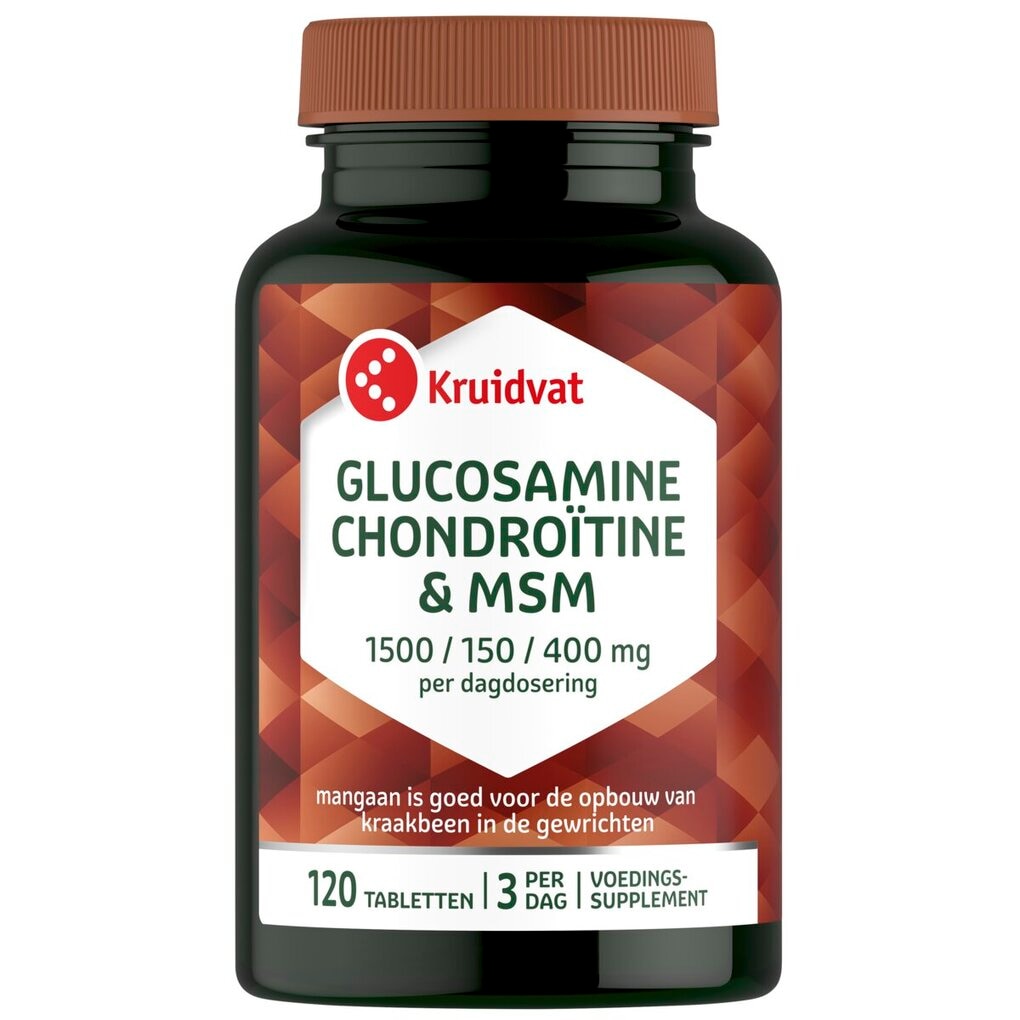 Kruidvat Glucosamine Chondroitine en MSM Tabletten
