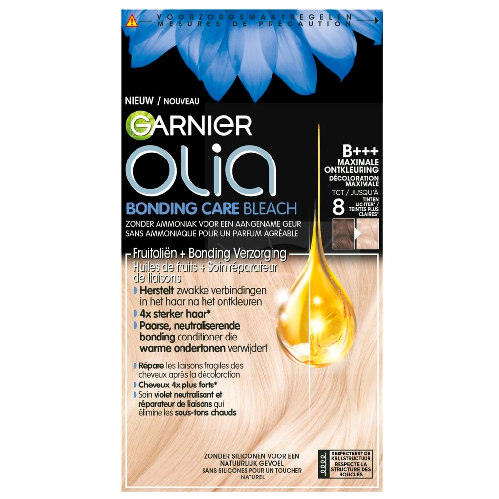 Garnier Olia Bonding Care Bleach B+++ Maximale Ontkleuring Garnier Olia Bonding Care Bleach B+++ Maximale Ontkleuring