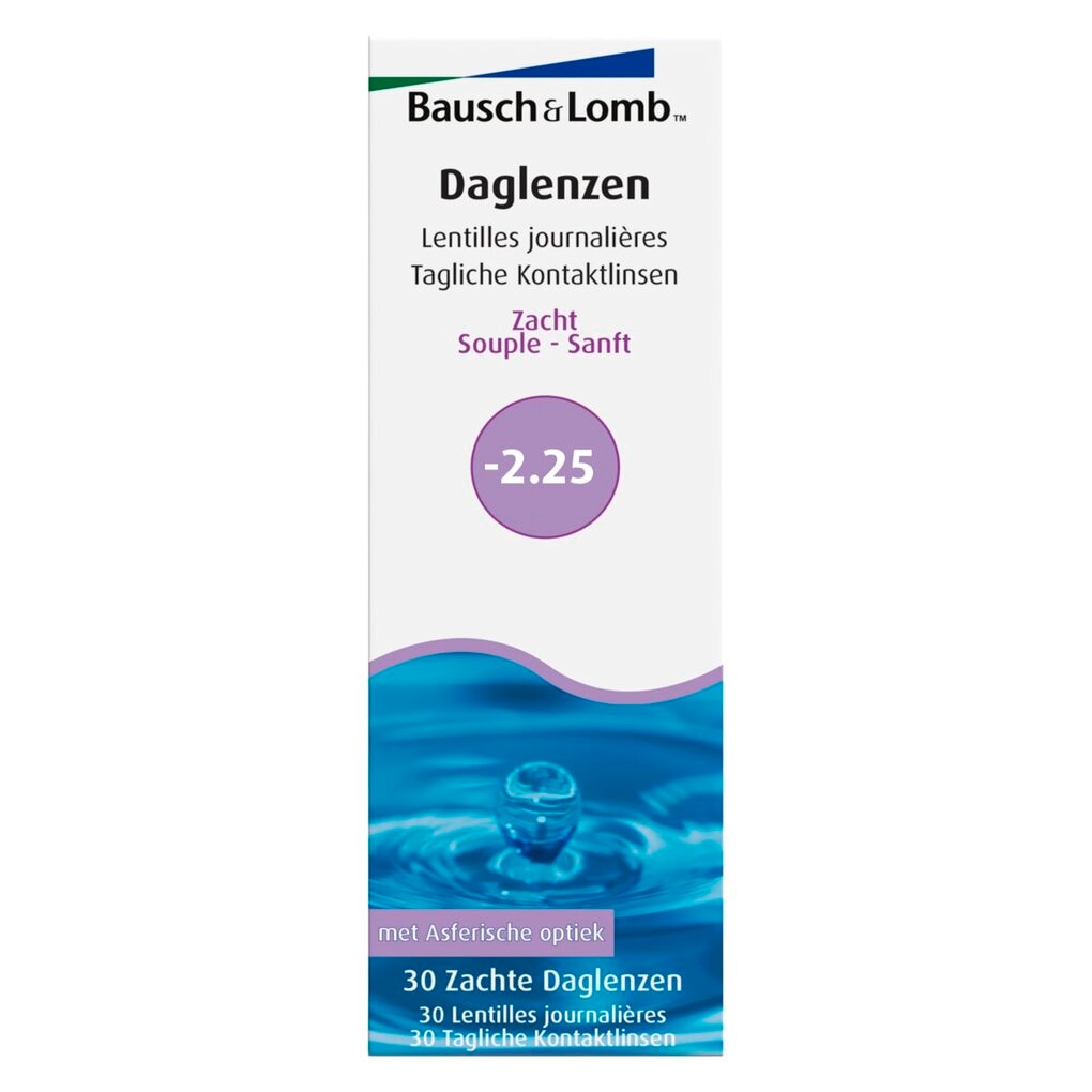 Bausch & Lomb -2.25 Zachte Daglenzen