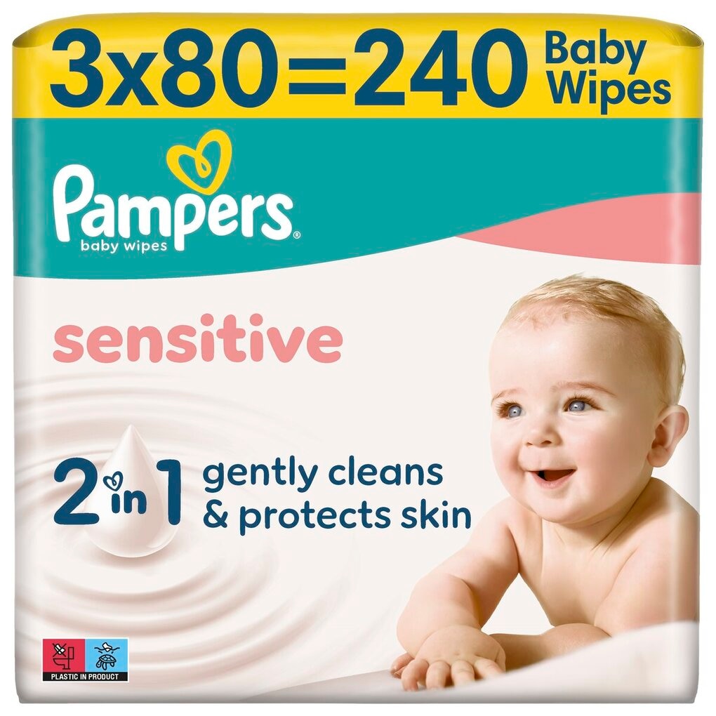 Pampers Sensitive 2-in-1 Babydoekjes Pampers Sensitive 2-in-1 Babydoekjes