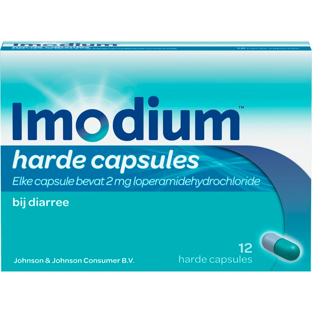 Imodium Loperamide HCl 2mg Harde Capsules bij Diarree