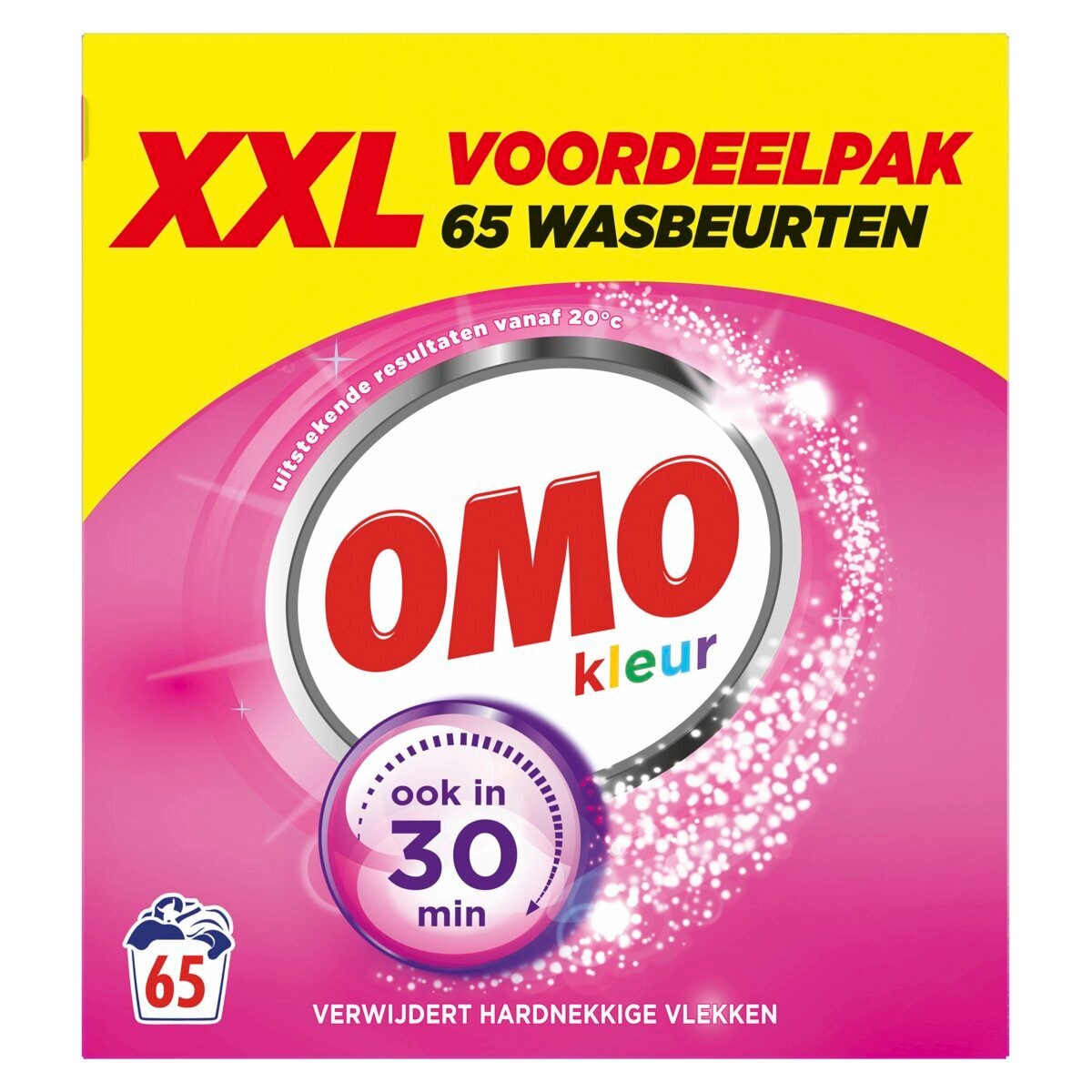 Afbeelding van Omo Kleur XXL Waspoeder - 65 wasbeurten
