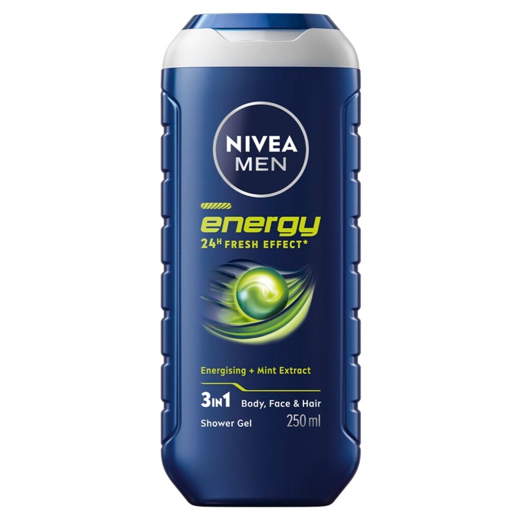 NIVEA Men Energy 24H Fresh Effect 3-in-1 Douchegel