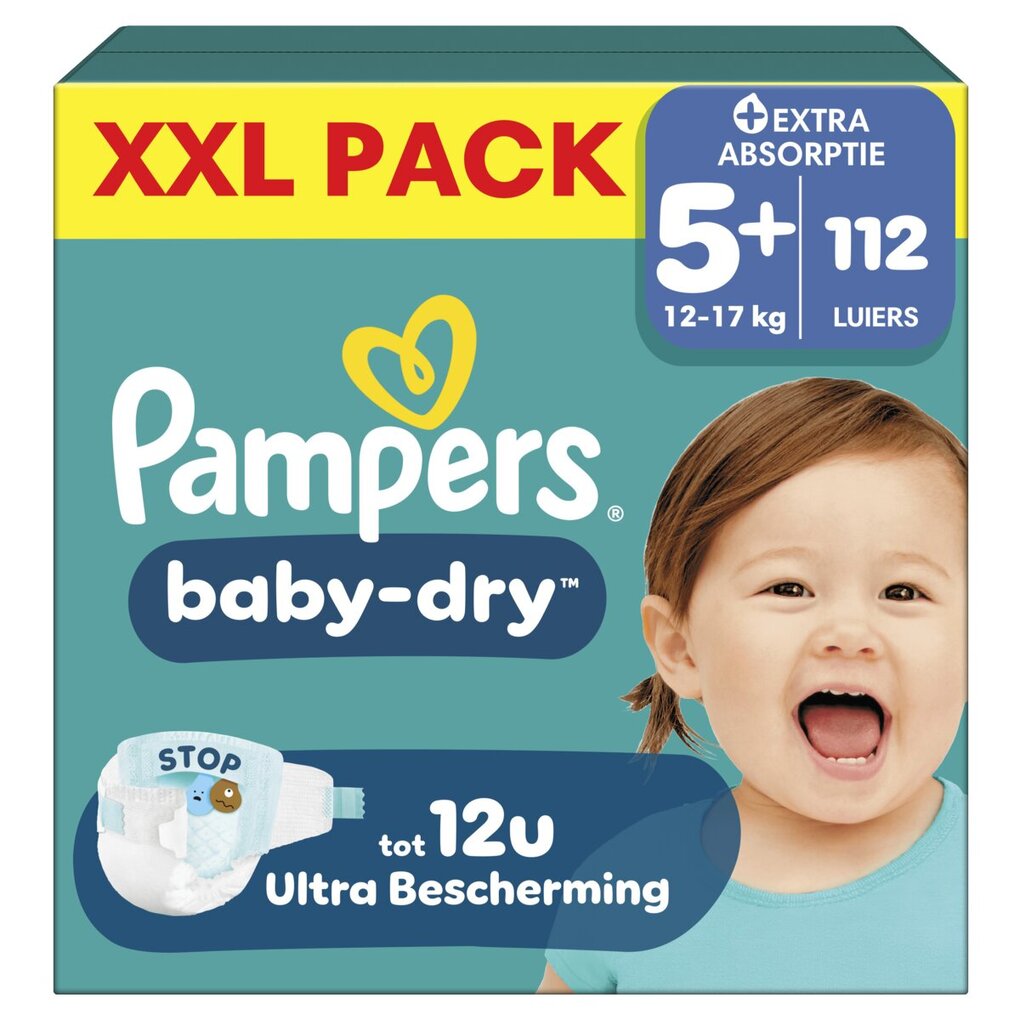 Pampers Baby-Dry Maat 5+ Luiers