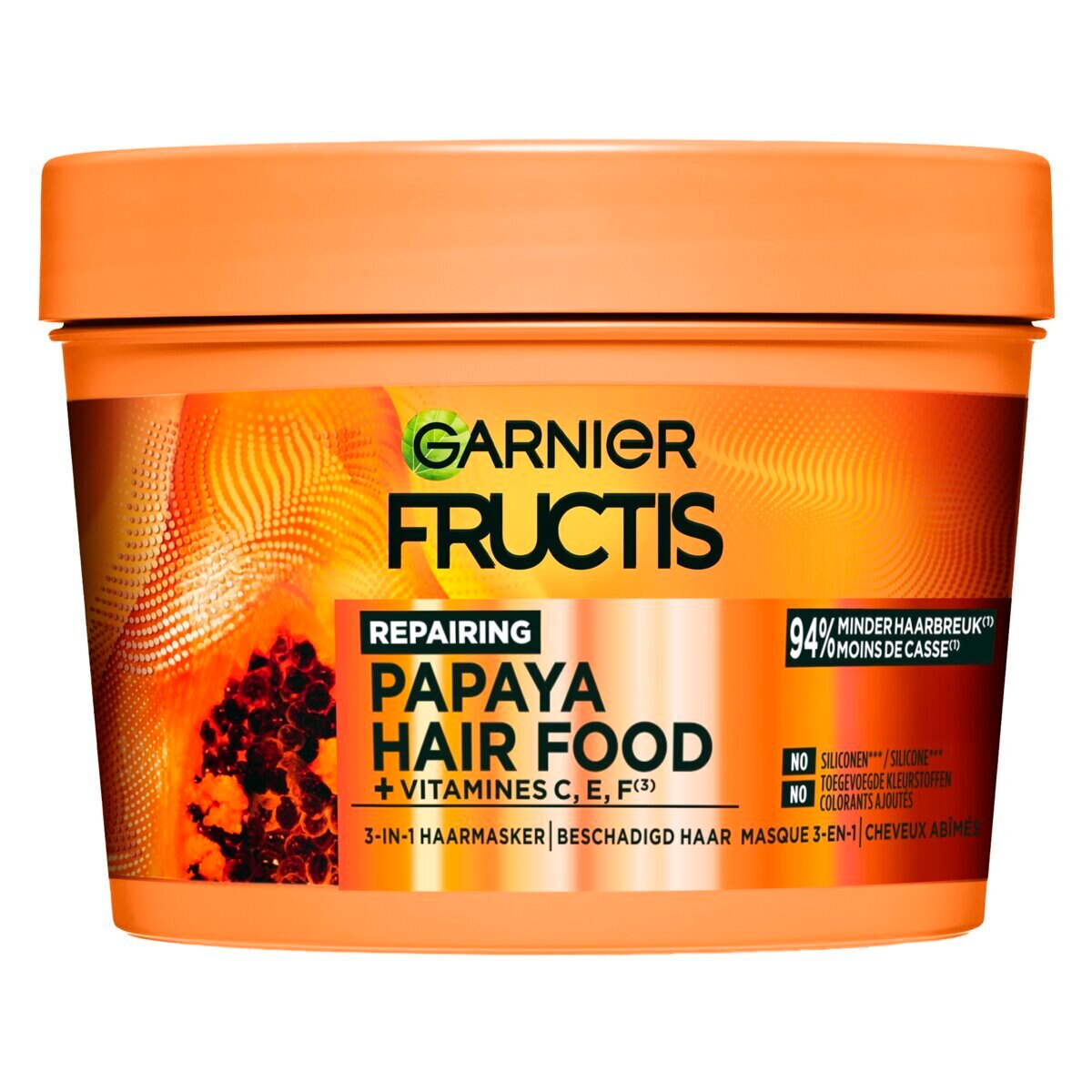 Afbeelding van Garnier Fructis Hair Food Papaya Haarmasker - 390ml