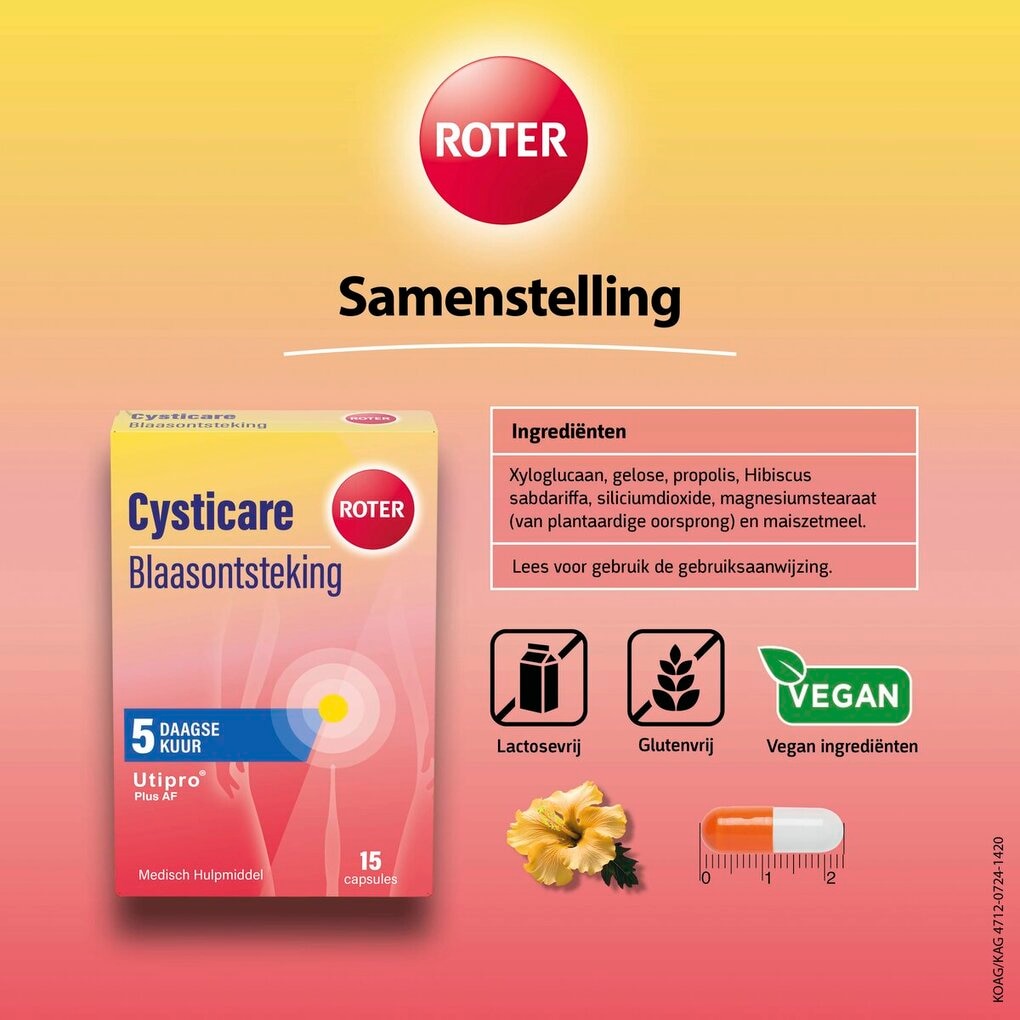Roter Cysticare Tabletten