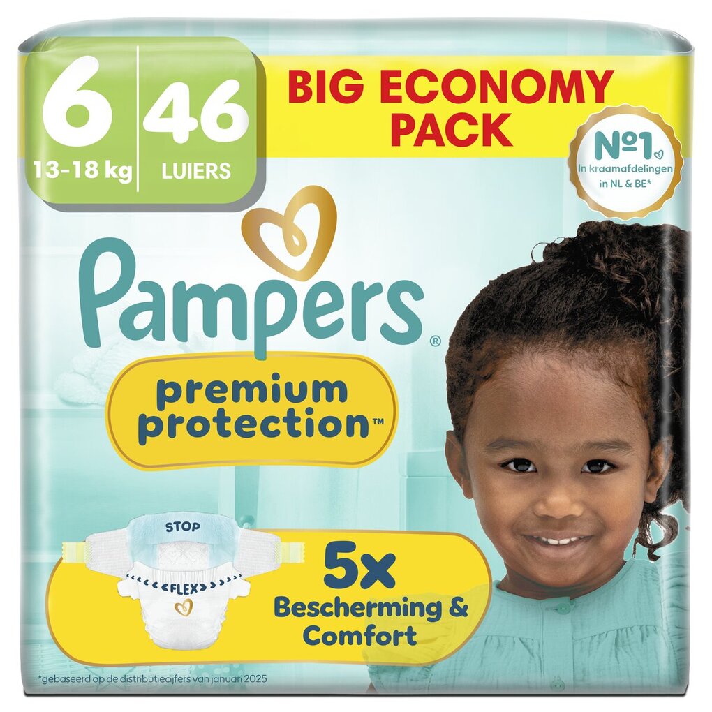 Pampers Premium Protection Maat 6 Luiers