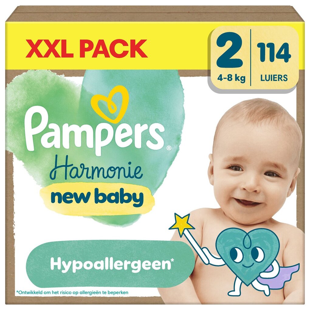 Pampers Harmonie Maat 2 Luiers