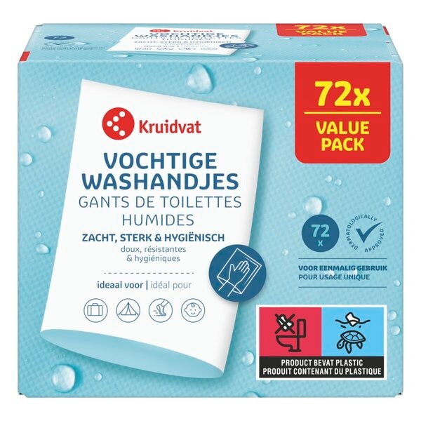 Kruidvat Vochtige Washandjes