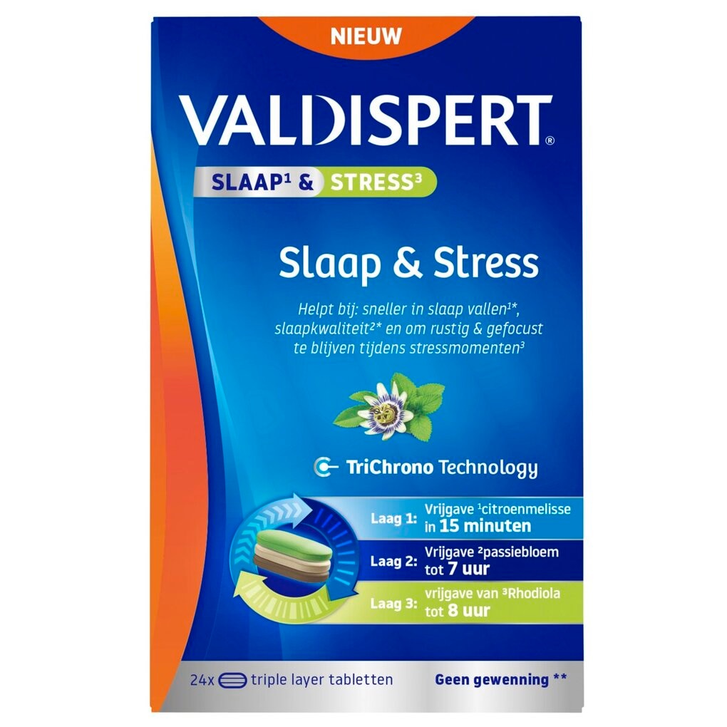 Valdispert Slaap & Stress Triple Layer Tabletten Valdispert Slaap & Stress Triple Layer Tabletten